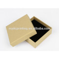 Lid and Base Gift Packaging Brown Paper Box with Clear Window